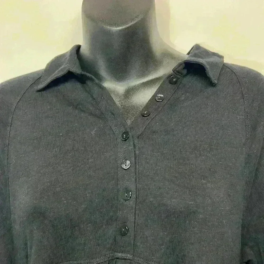 New with tags Oversize free people black dress long sleeve size small